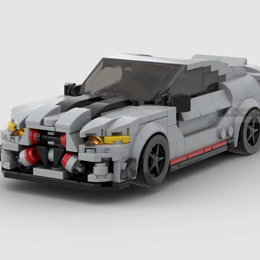 MOC Bricks M4 City Car Vehicle Speed Racer Building Blocks Brick Racing Classic Supercar Creative Garage Kids Toys Gift