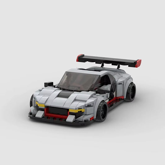 Moc Racer R8 Cars Super Sports City Vehicle Building Blocks Creative Garage Toys Brick Christmas Children Gifts